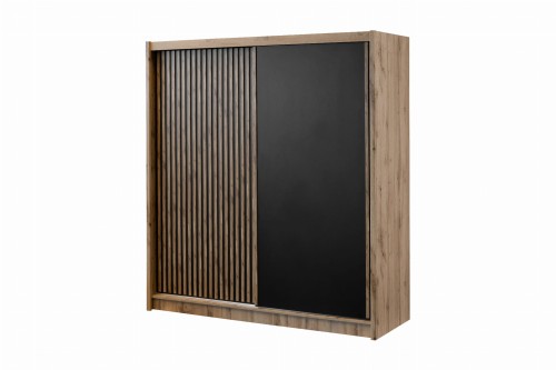 szafa LONDON 203 z LAMELAMI, LUSTRO 