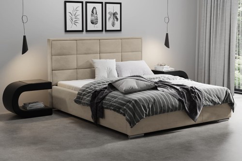 łóżko tapicerowane VIGO 180x200 stelaż pojemnik