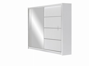 Szafa biała VISTA lustro (150)