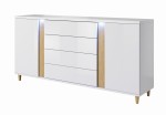 Biała komoda połysk MARCO 180