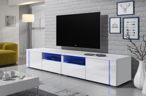  Nowoczesna RTV 12 w połysku 200 cm