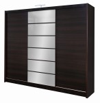 Szafa wenge z oświetleniem MALIBU (250)