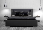 Łóżko tapicerowane TOKIO metalowy stelaż 200x200