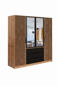  szafa BALI D4 LUX lamele, lustro, kolory