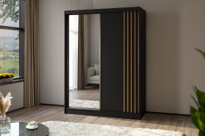  Szafa NELA 160 lamele, lustro, kolory